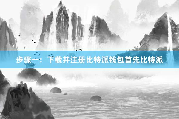 步骤一：下载并注册比特派钱包首先比特派