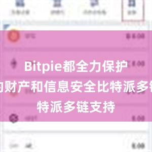 Bitpie都全力保护用户的财产和信息安全比特派多链支持